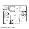 The Crossings at Chapel Hill Triple Crown Floor Plan The Crossings at Chapel Hill Triple Crown Floor Plan